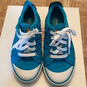 Coach Teal Shoes Size 6